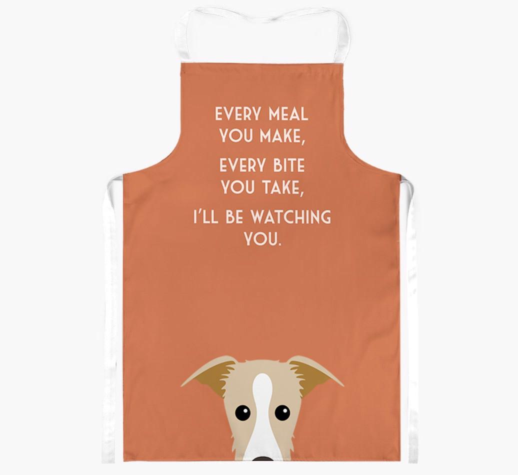 I'll Be Watching You: Personalized {breedFullName} Apron