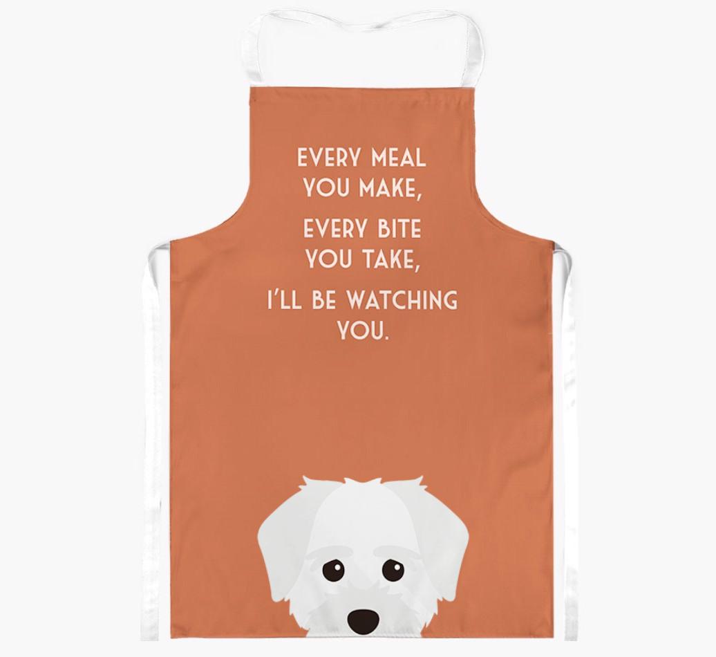 I'll Be Watching You: Personalized {breedFullName} Apron