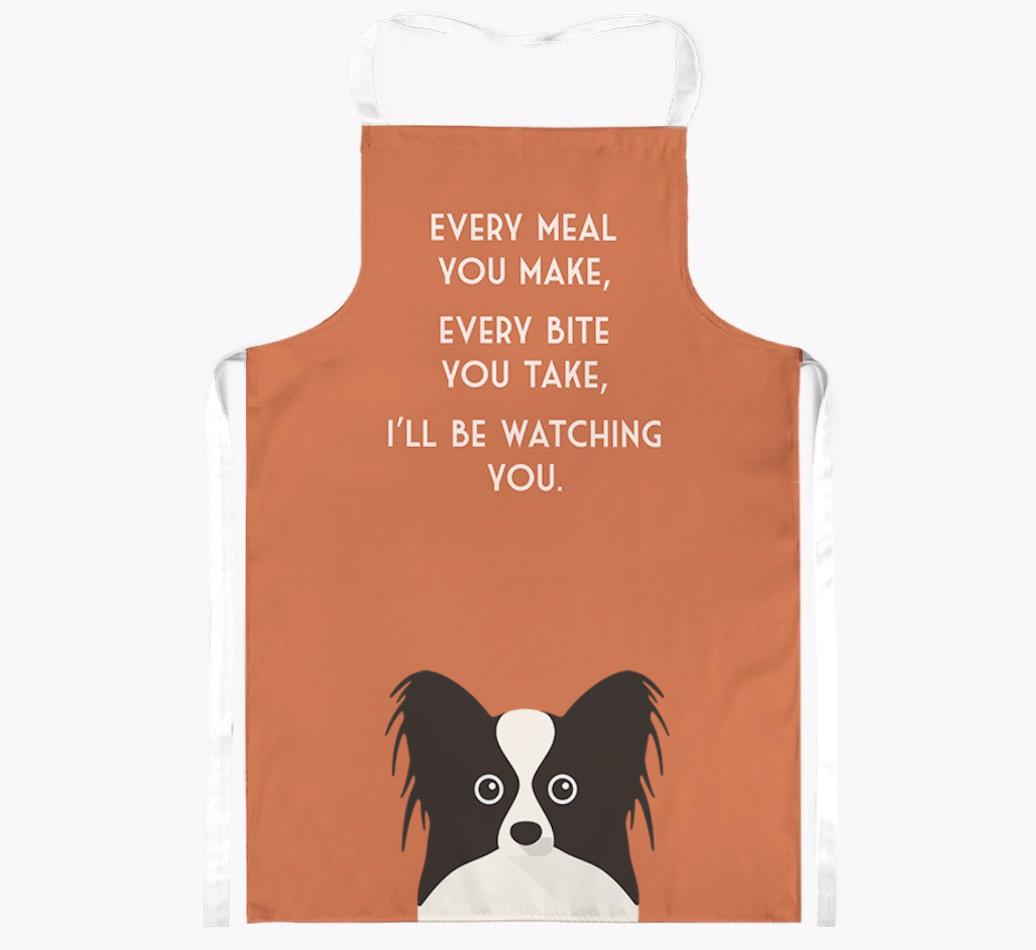 I'll Be Watching You: Personalized {breedFullName} Apron