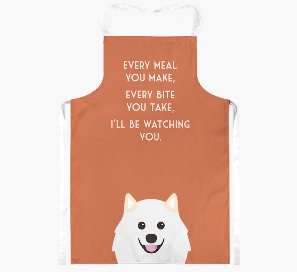 I'll Be Watching You: Personalized {breedFullName} Apron