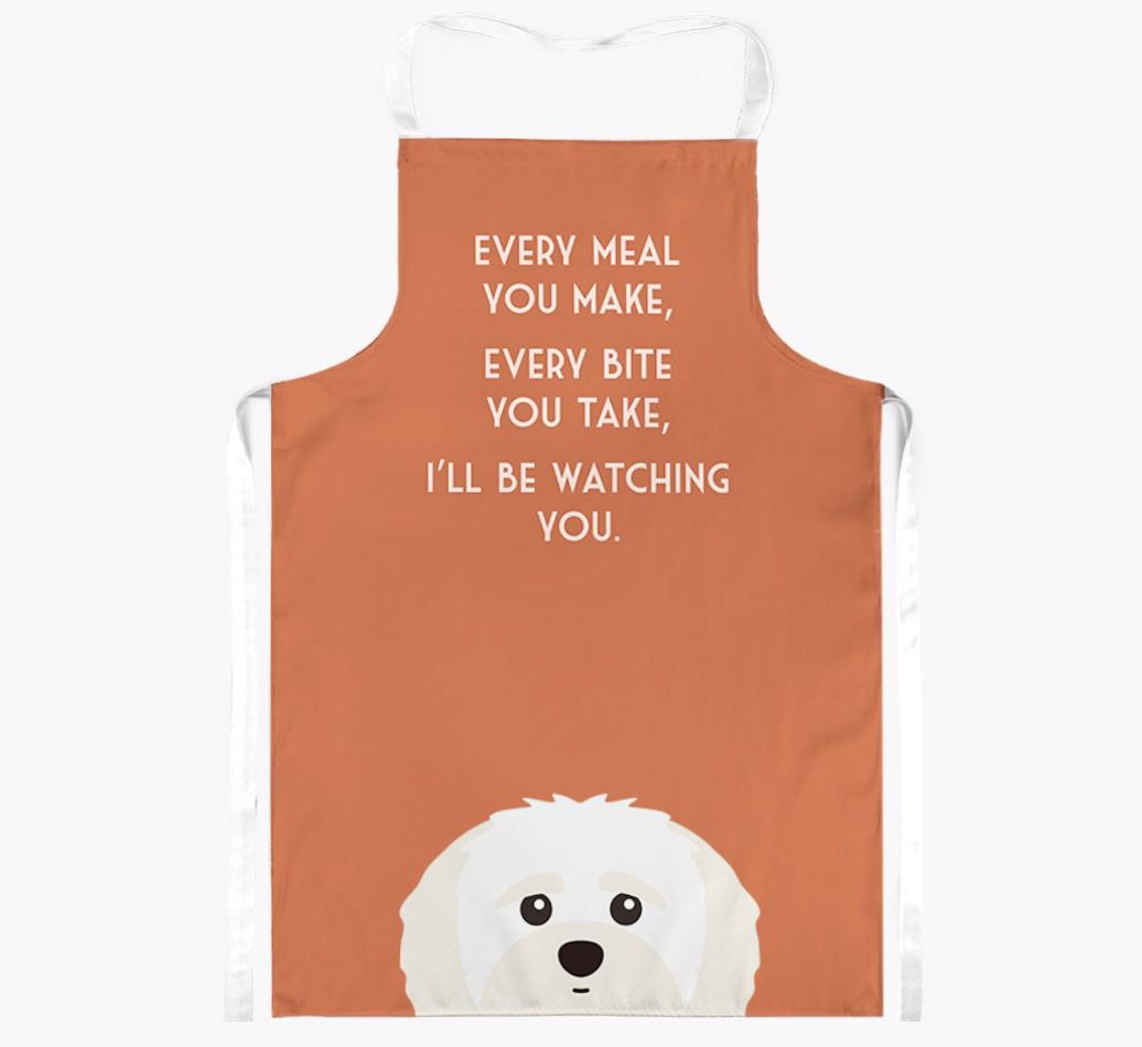 I'll Be Watching You: Personalized {breedFullName} Apron