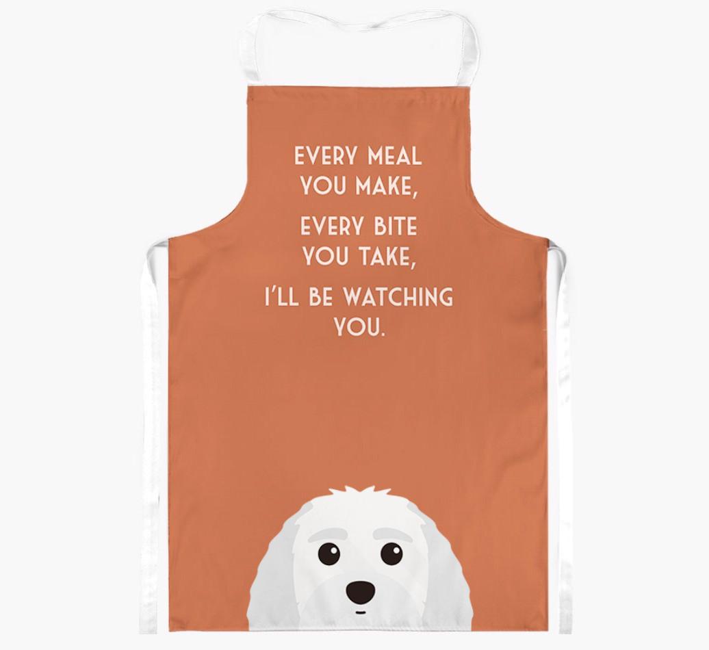 I'll Be Watching You: Personalized {breedFullName} Apron