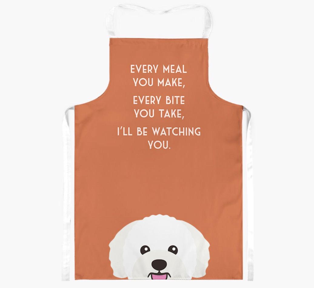 I'll Be Watching You: Personalized {breedFullName} Apron