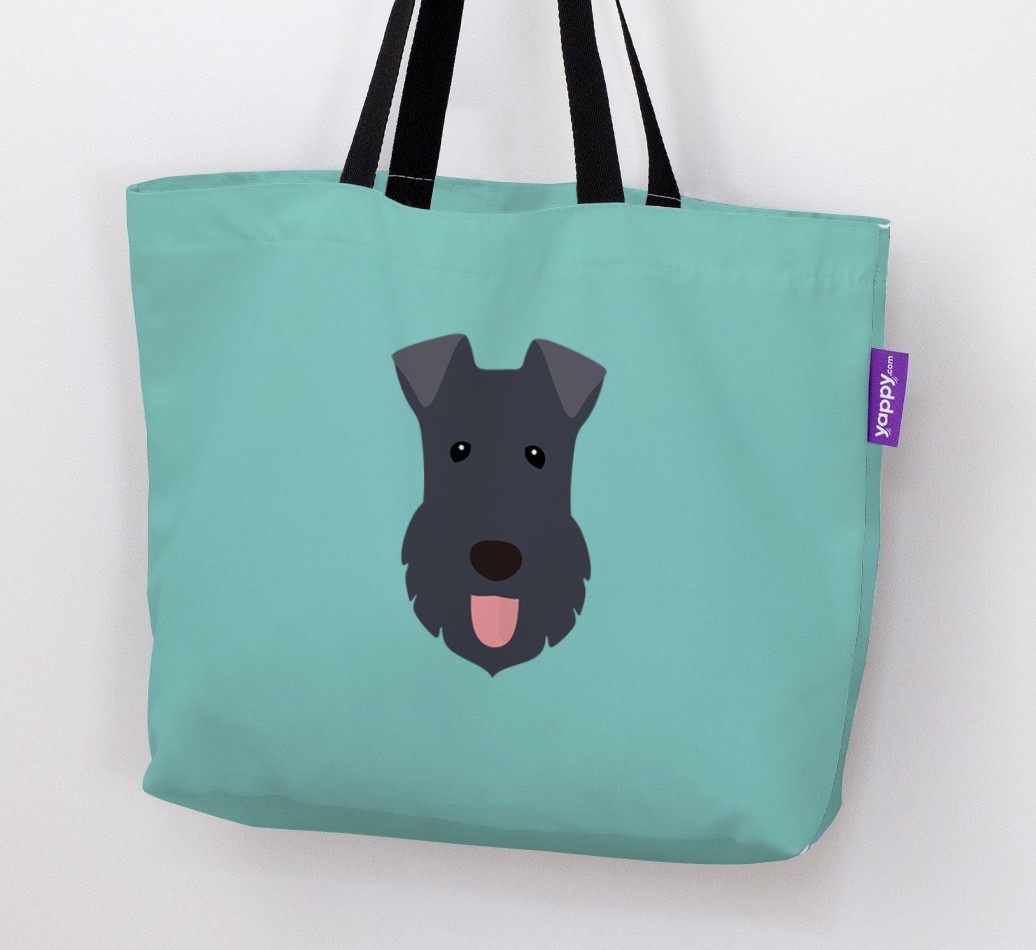 Dog Icon Canvas Bag