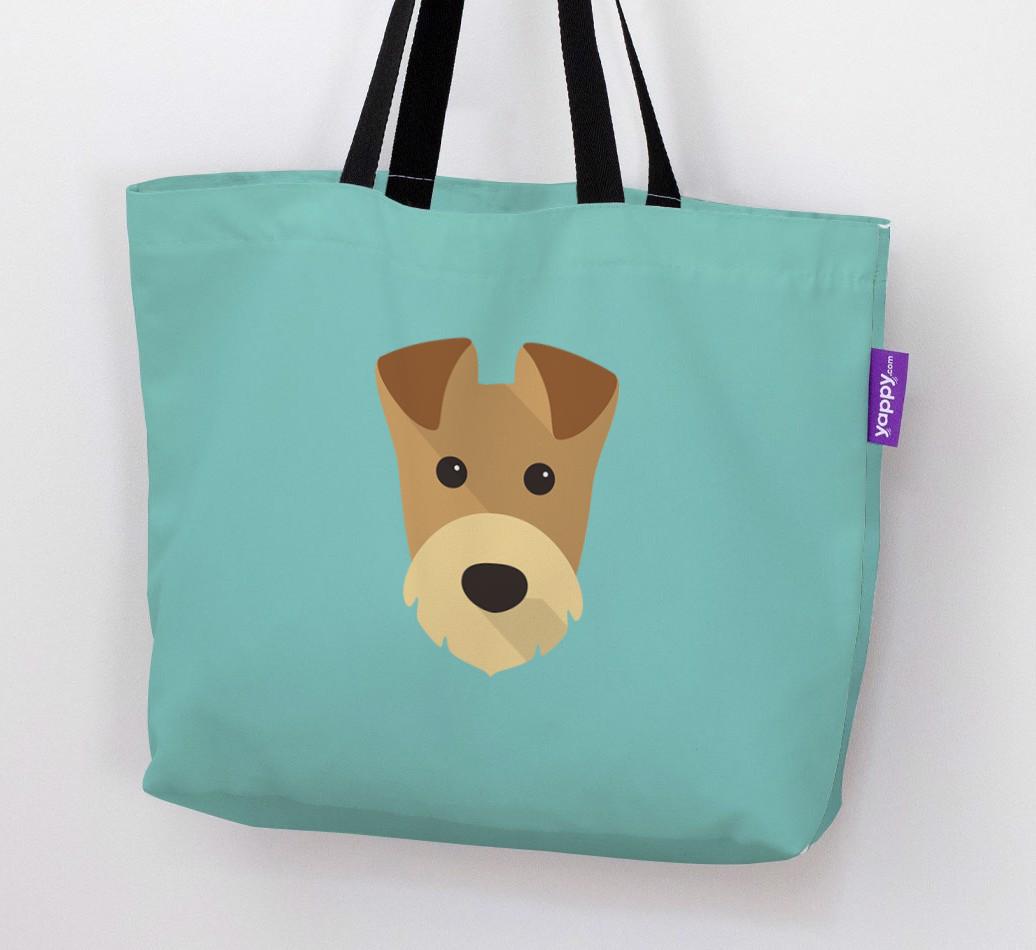 Dog Icon Canvas Bag