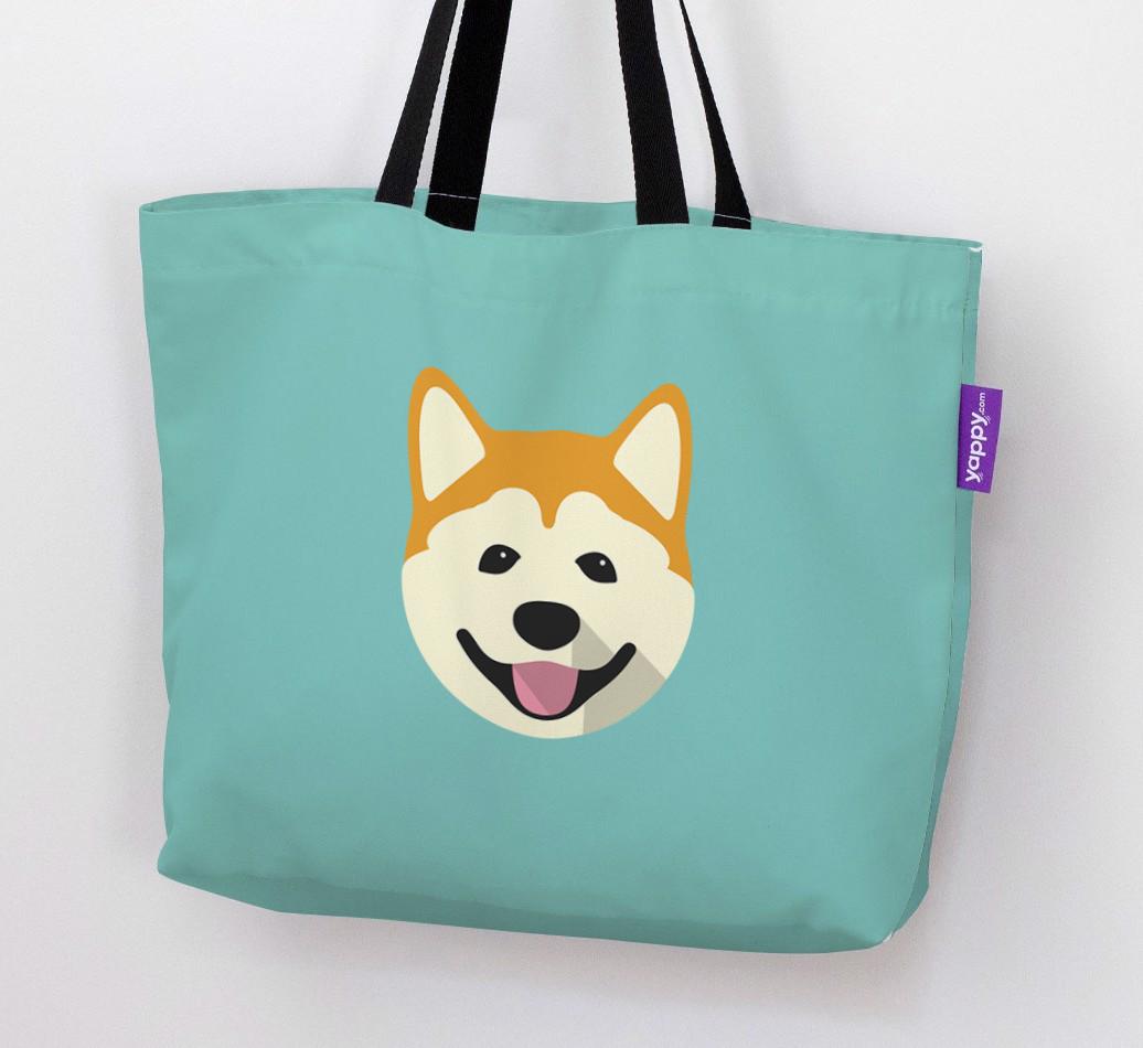 Dog Icon Canvas Bag