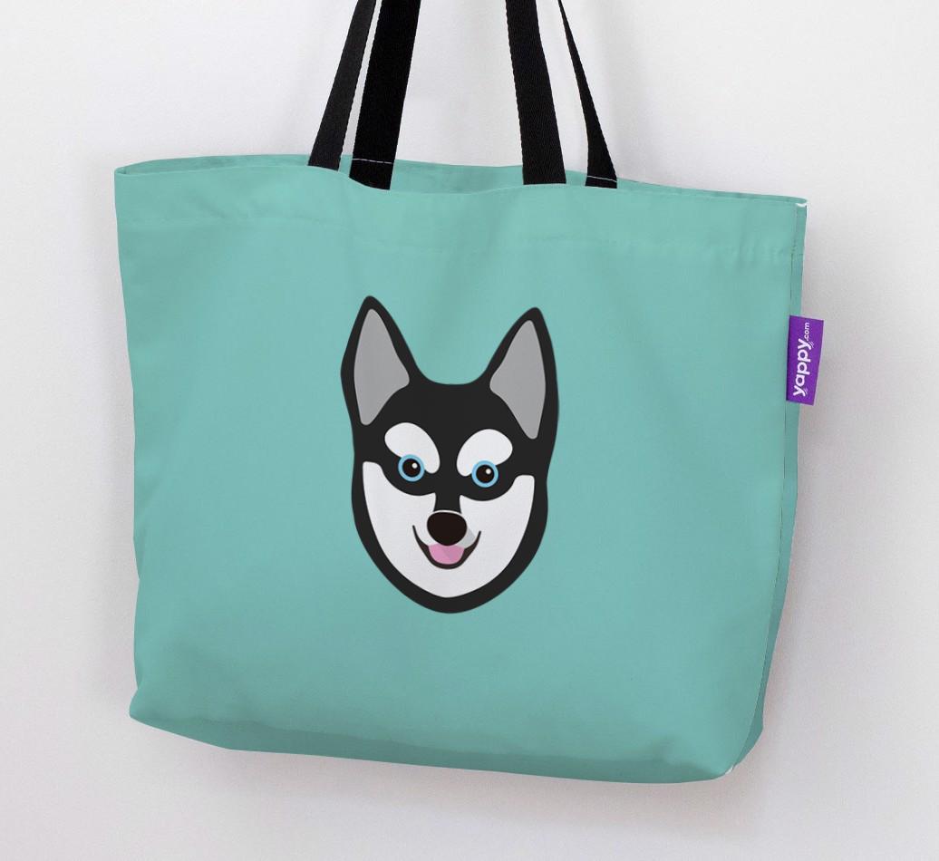 Dog Icon Canvas Bag