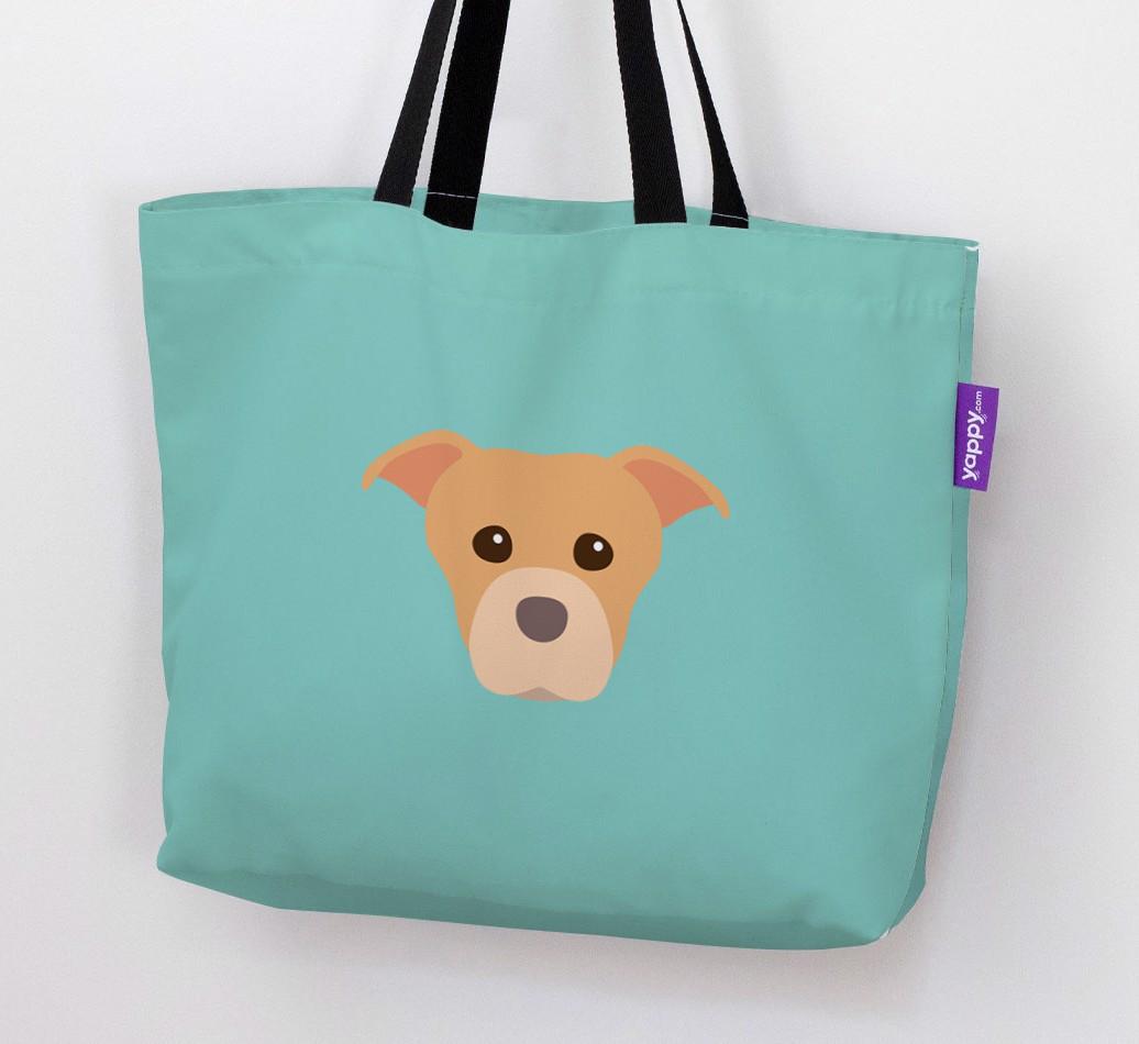 Dog Icon Canvas Bag