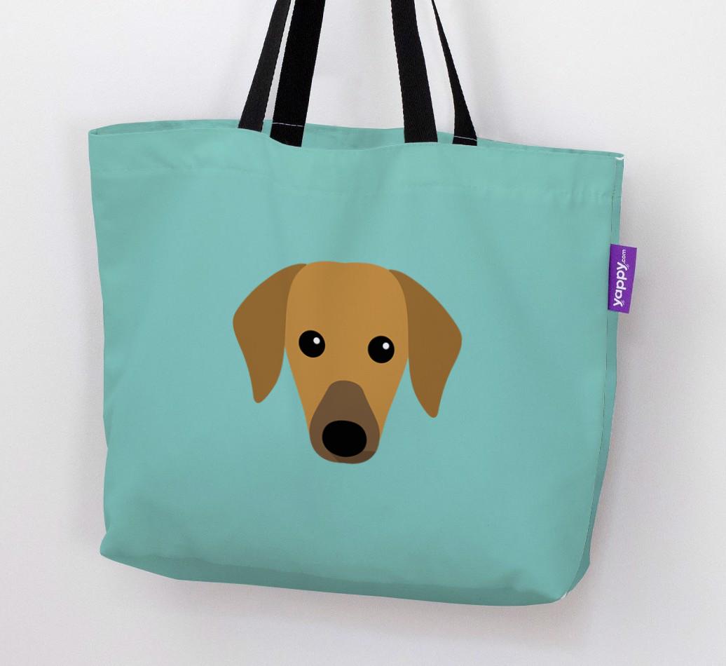 Dog Icon Canvas Bag