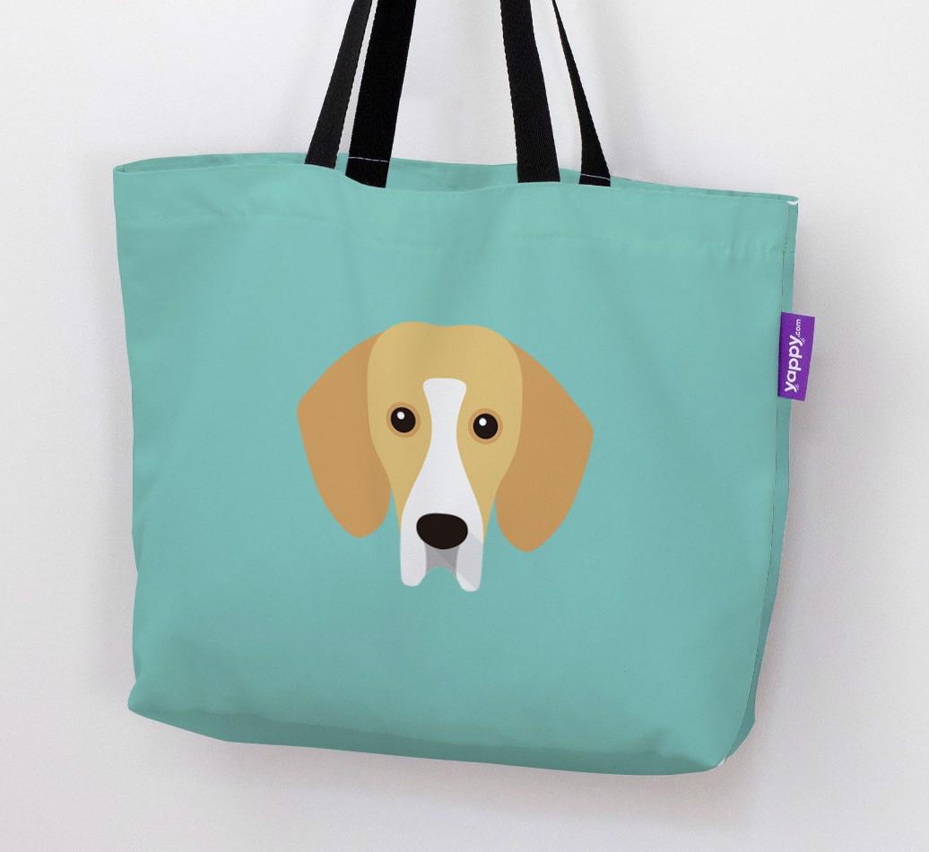 Dog Icon Canvas Bag