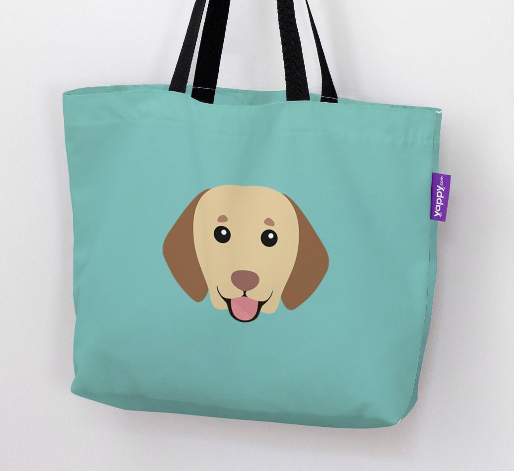 Dog Icon Canvas Bag