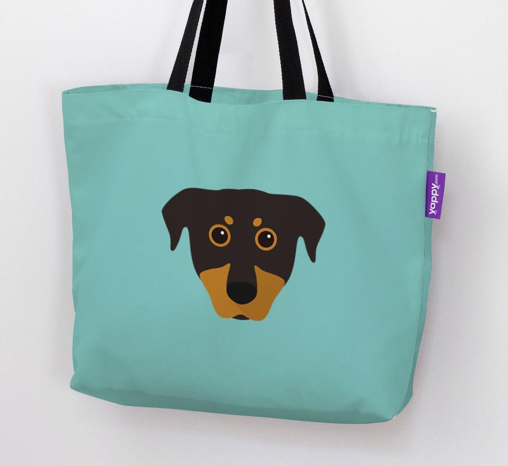 Dog Icon Canvas Bag