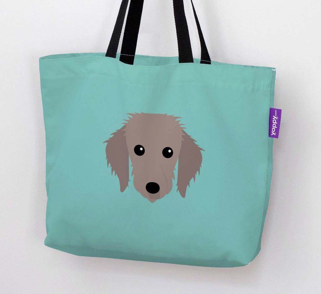 Dog Icon Canvas Bag