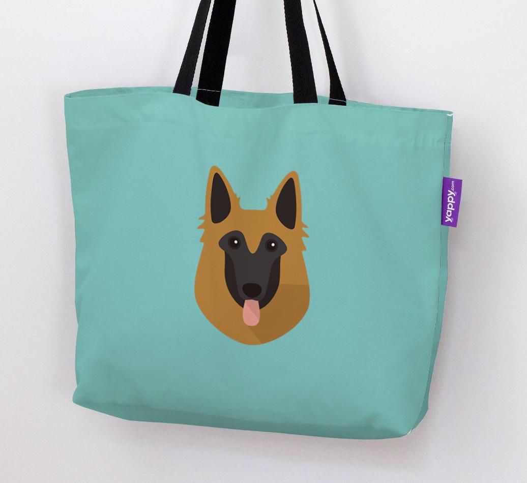 Dog Icon Canvas Bag