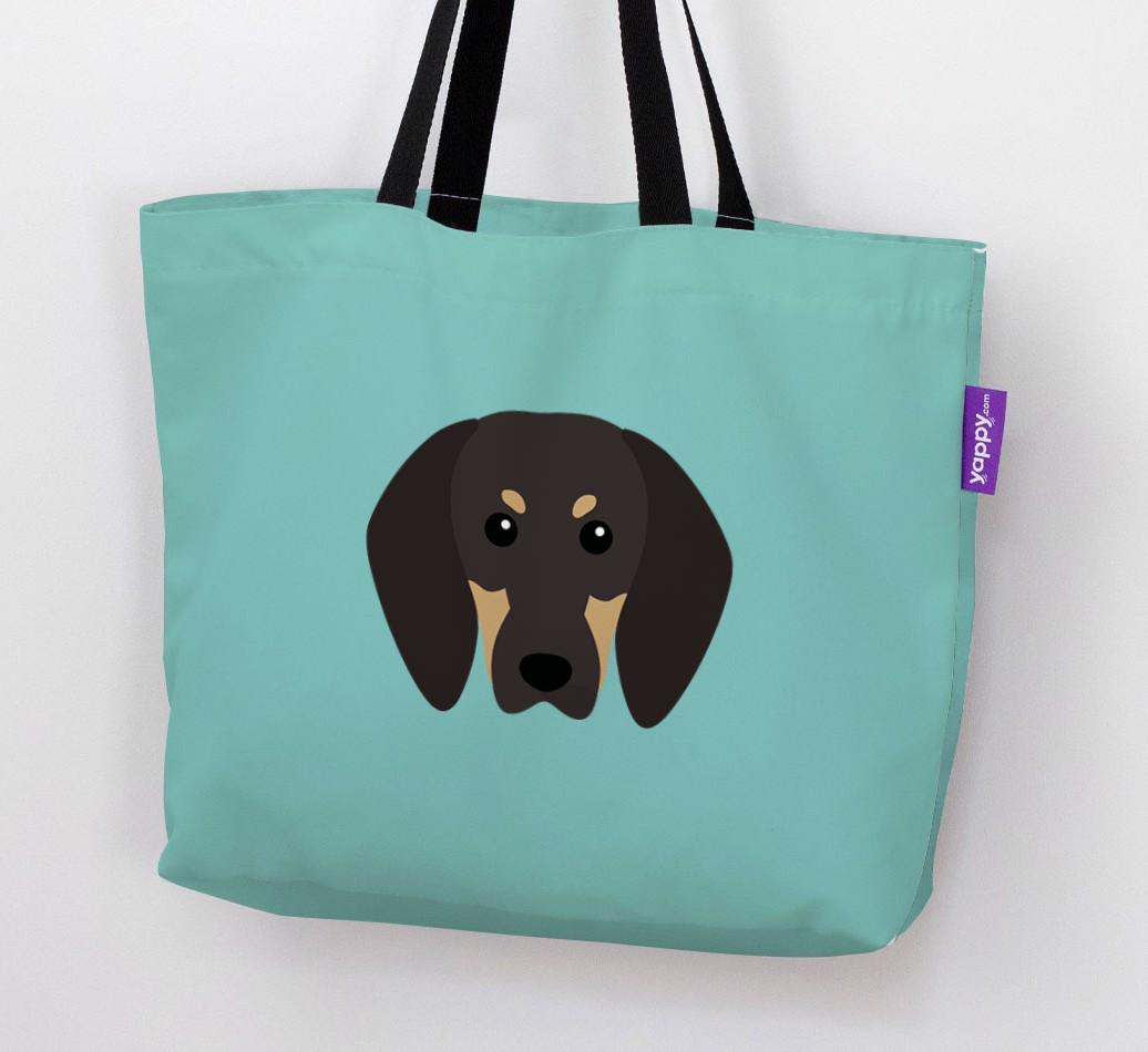 Dog Icon Canvas Bag