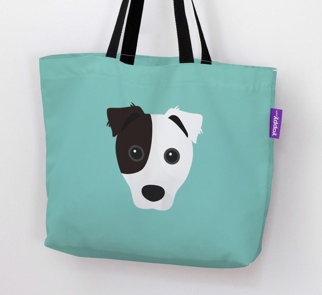 Dog Icon Canvas Bag