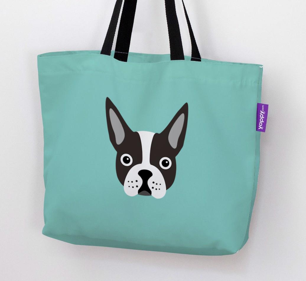 Dog Icon Canvas Bag