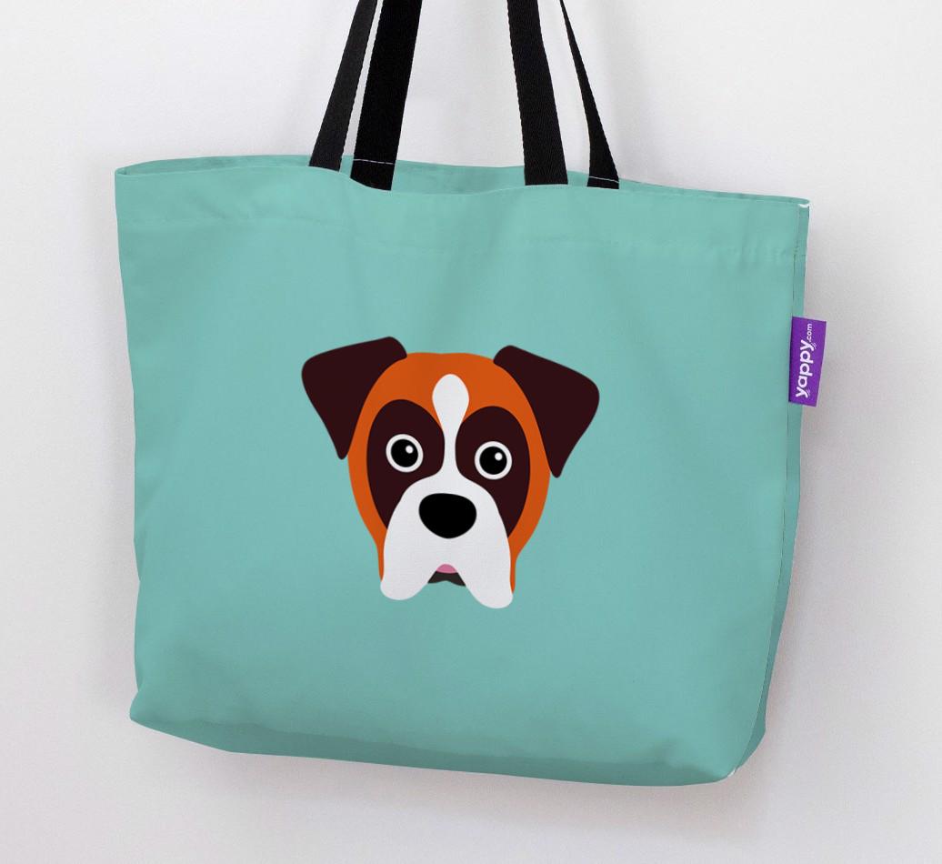 Dog Icon Canvas Bag