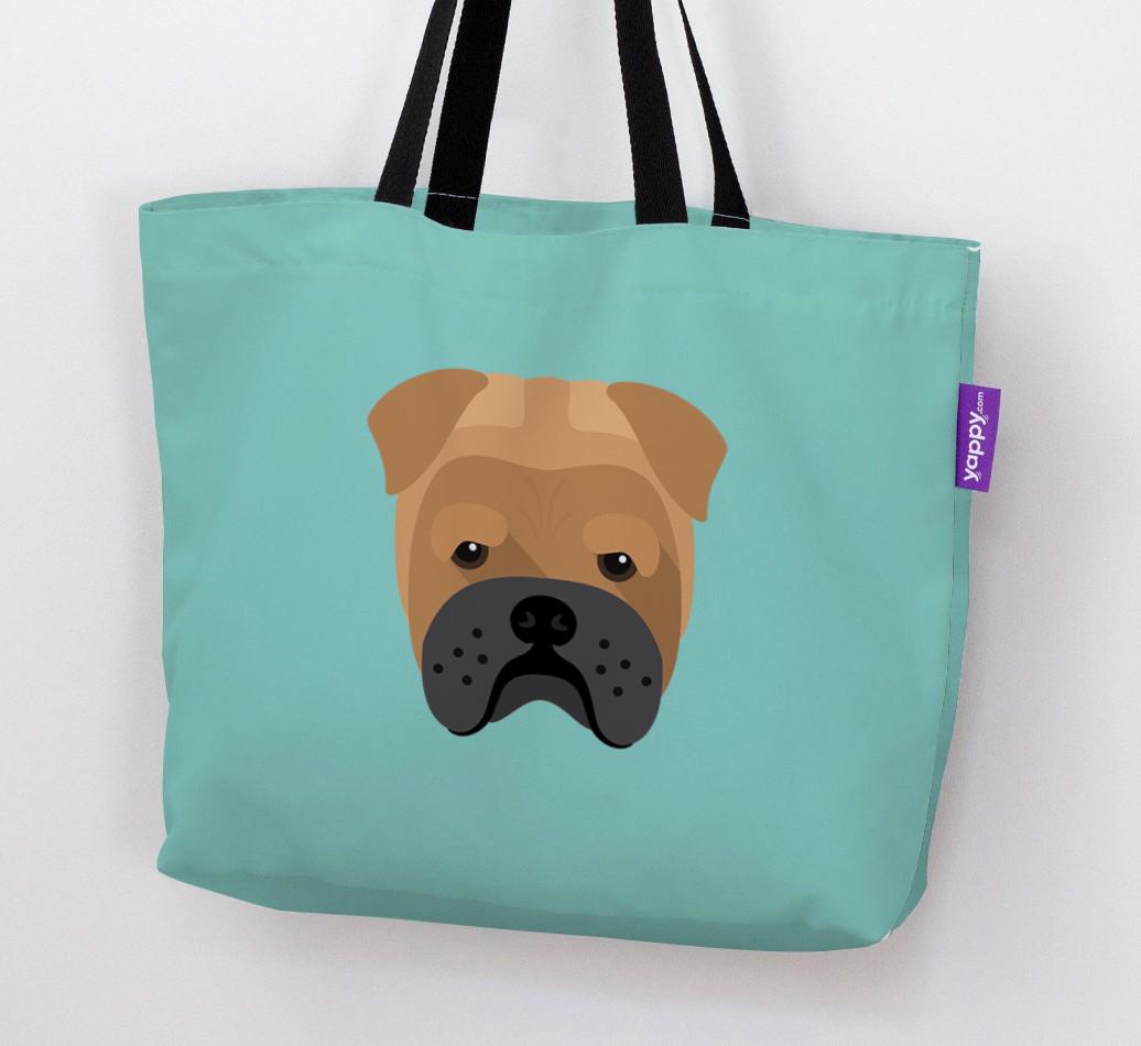 Dog Icon Canvas Bag