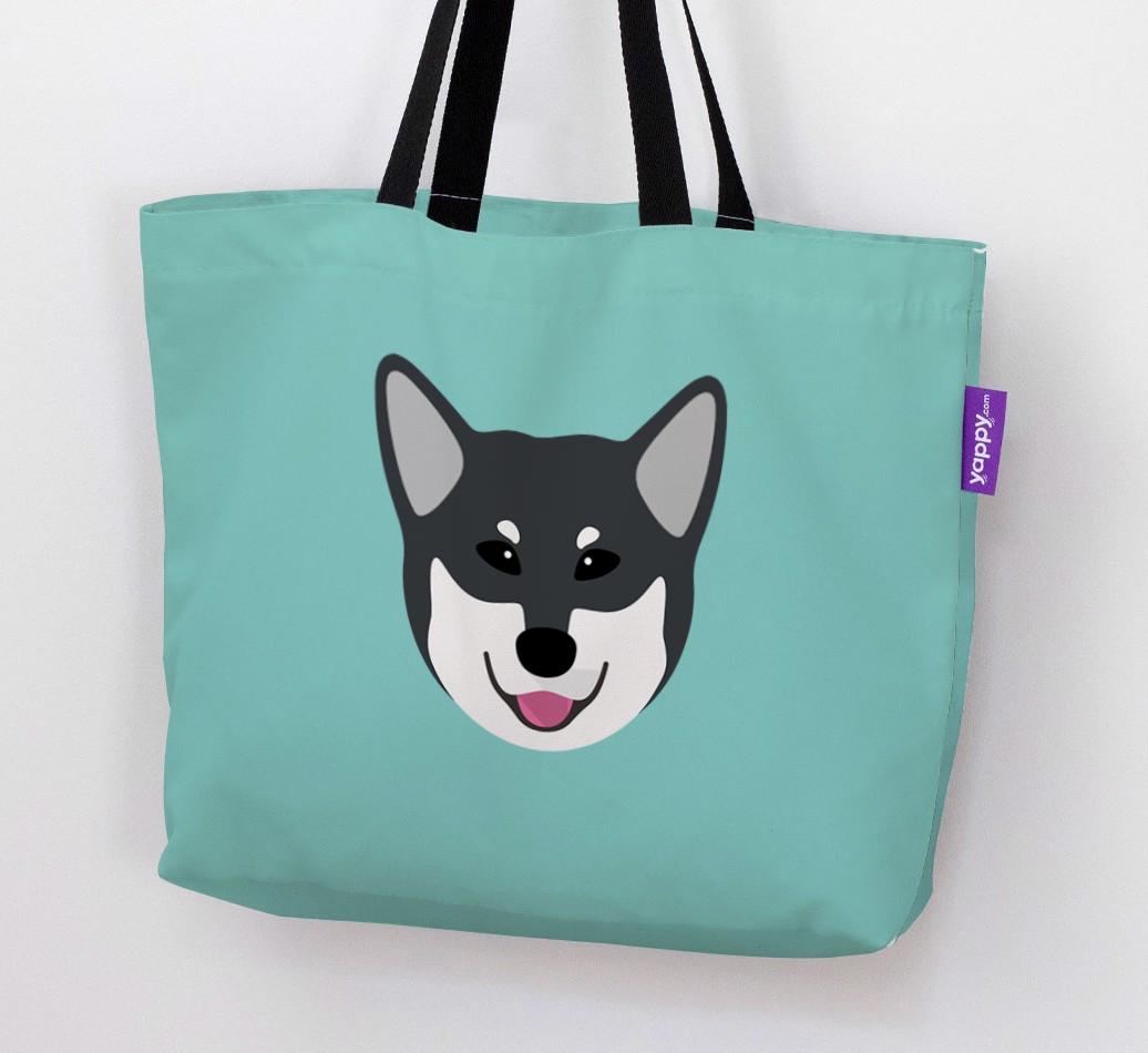 Dog Icon Canvas Bag