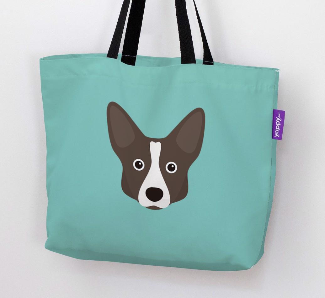 Dog Icon Canvas Bag