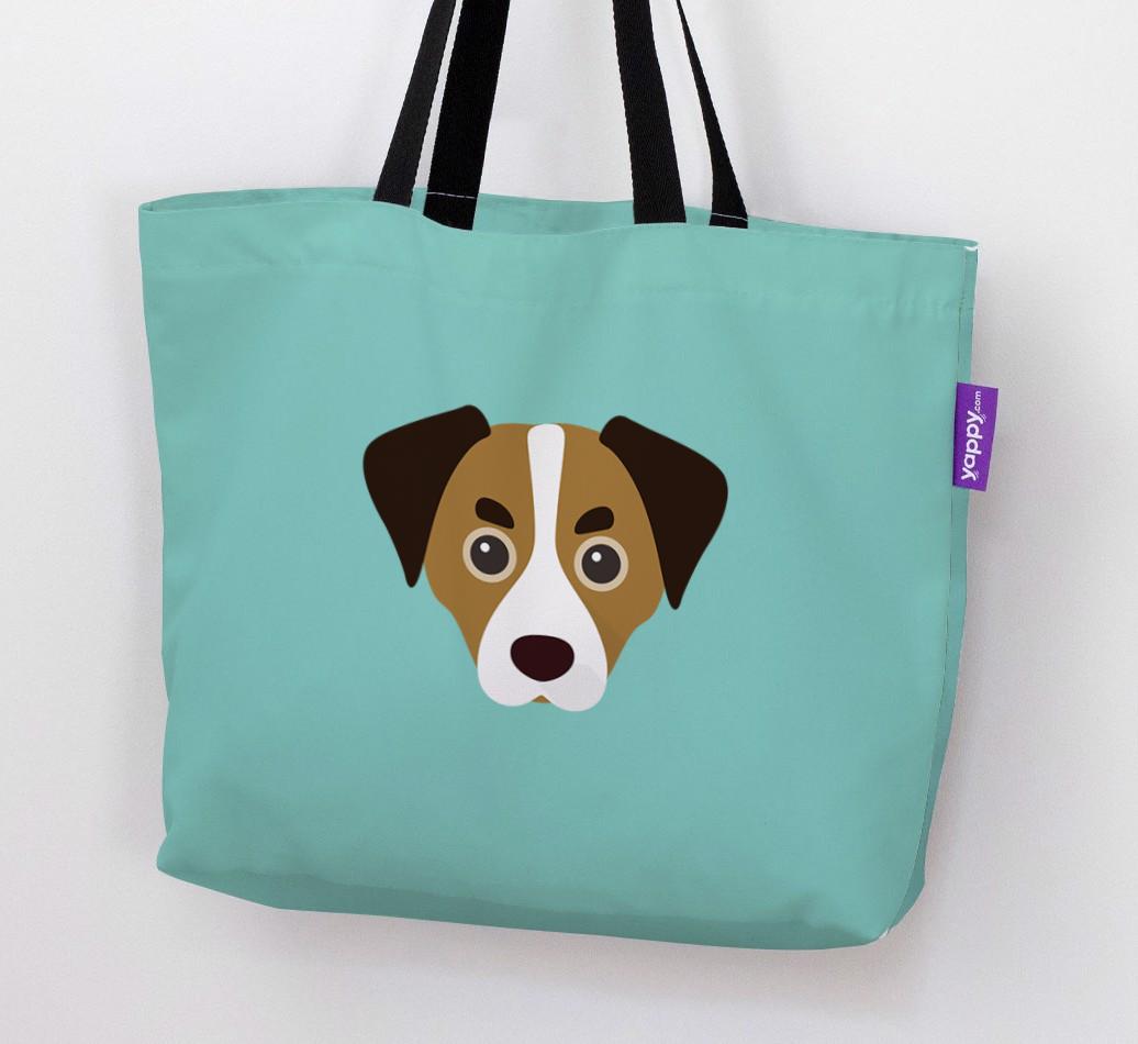 Dog Icon Canvas Bag