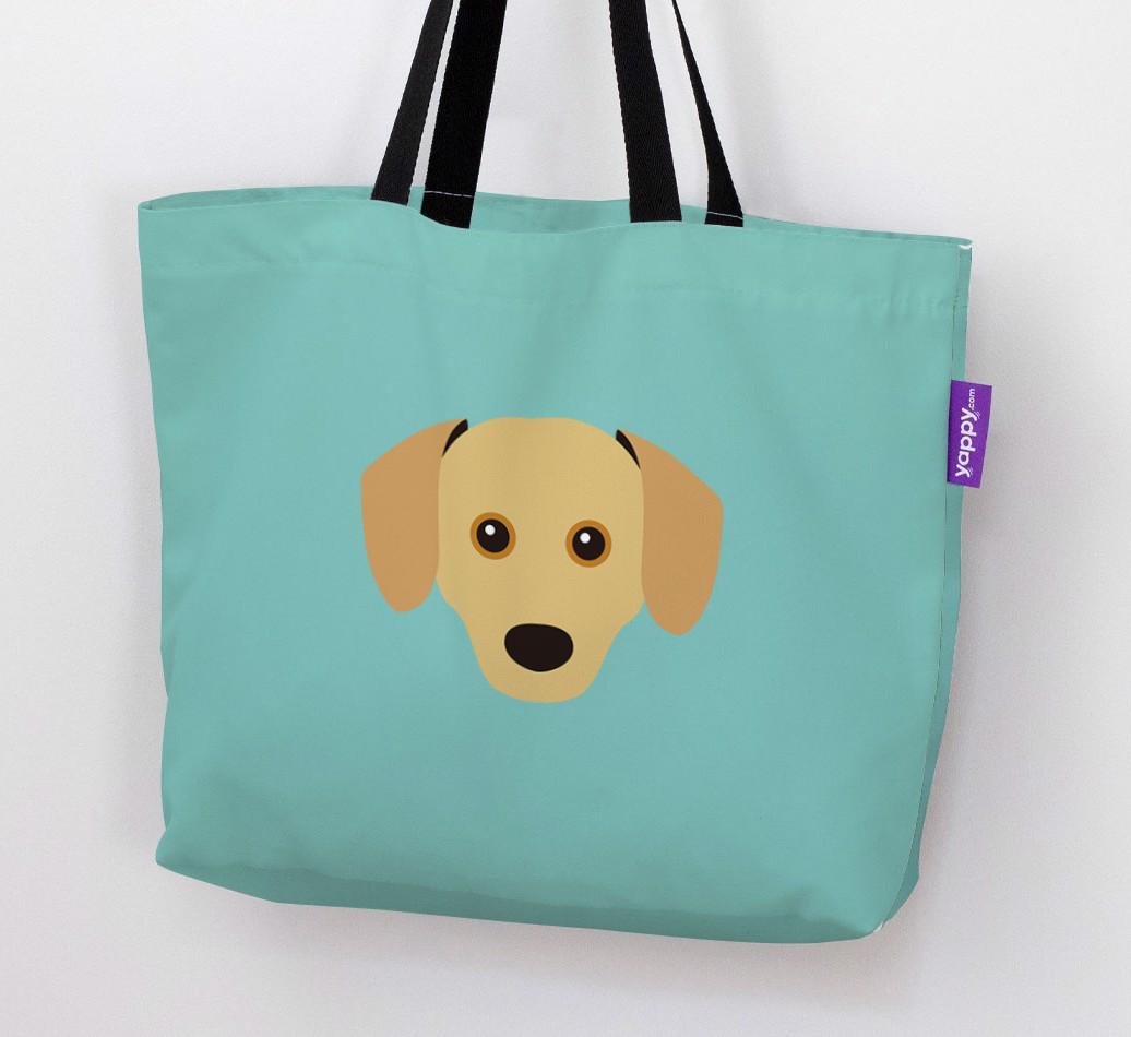Dog Icon Canvas Bag