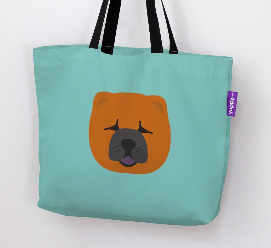 Dog Icon Canvas Bag