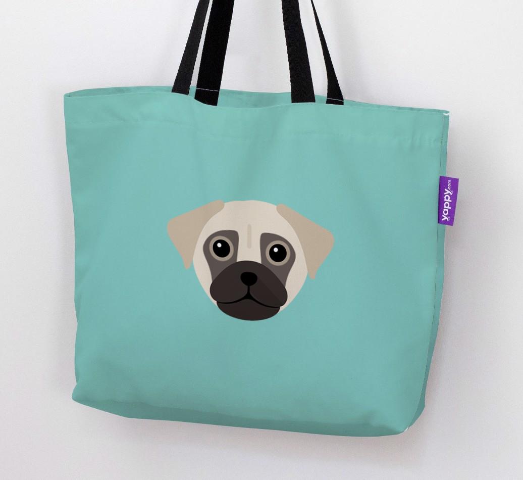 Dog Icon Canvas Bag