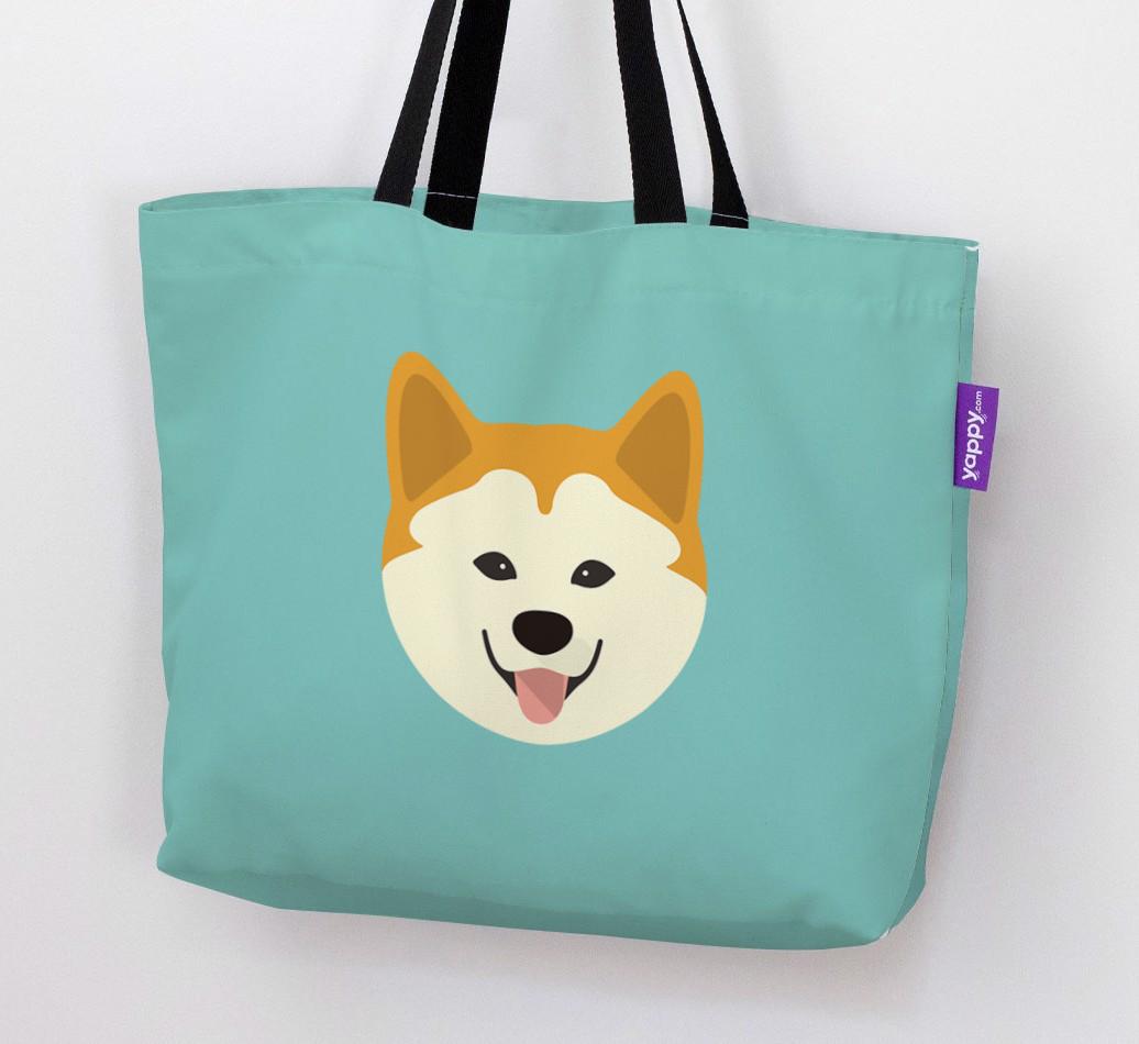 Dog Icon Canvas Bag