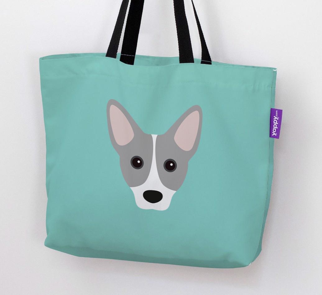 Dog Icon Canvas Bag