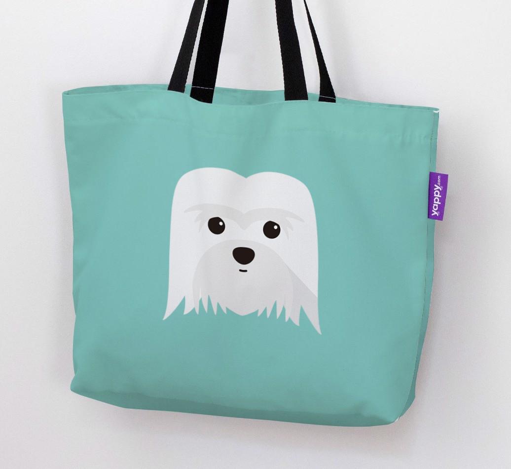 Dog Icon Canvas Bag