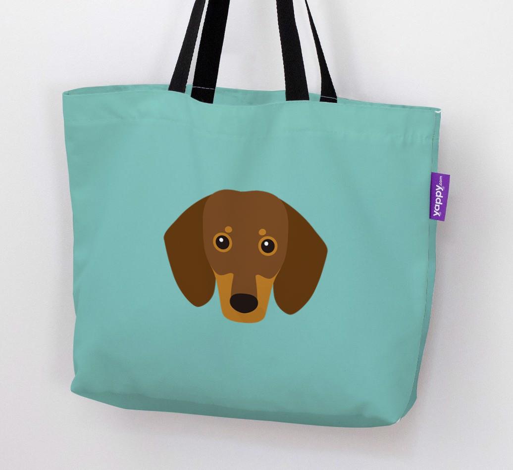 Dog Icon Canvas Bag