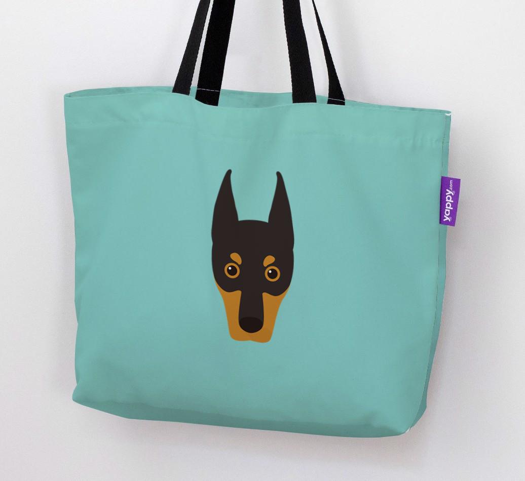Dog Icon Canvas Bag
