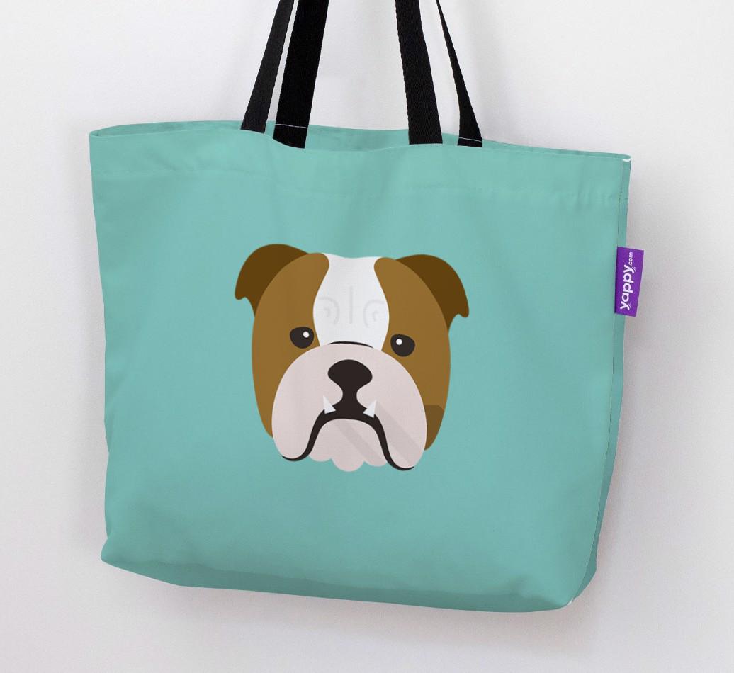 Dog Icon Canvas Bag