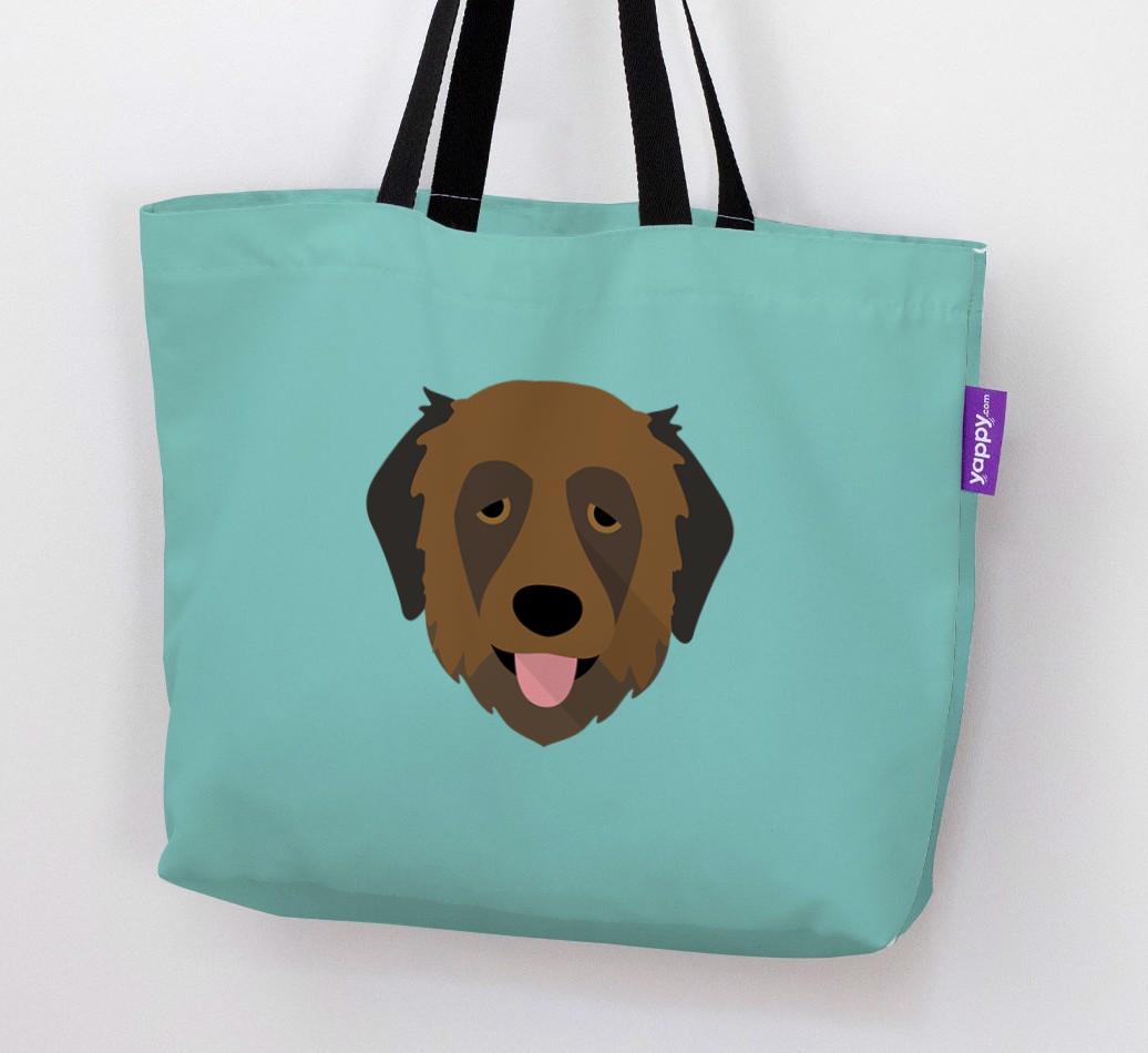 Dog Icon Canvas Bag