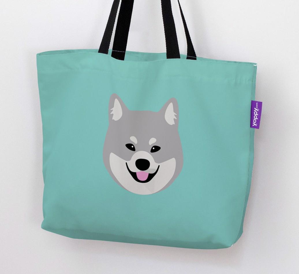 Dog Icon Canvas Bag