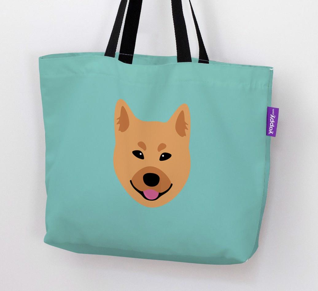 Dog Icon Canvas Bag