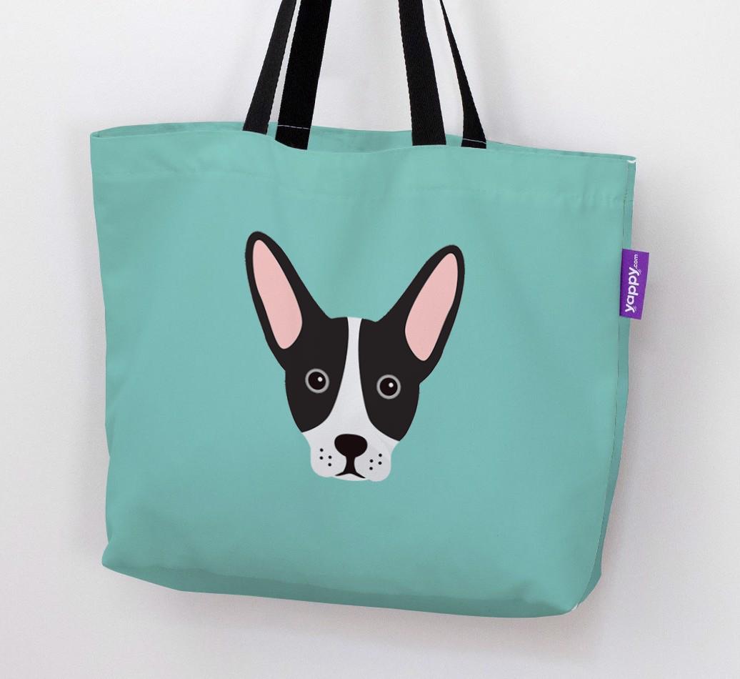 Dog Icon Canvas Bag