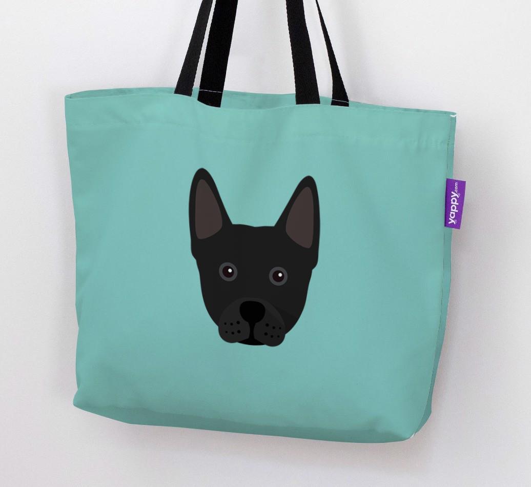 Dog Icon Canvas Bag