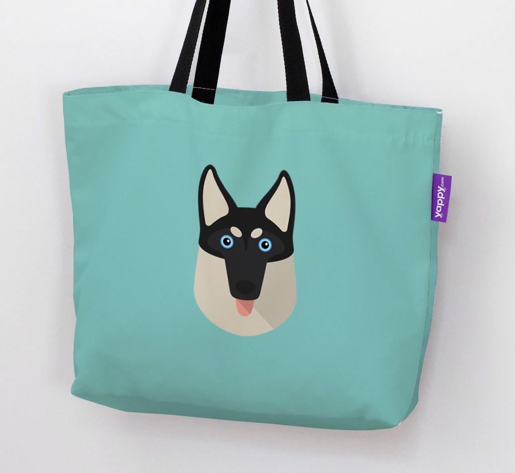 Dog Icon Canvas Bag