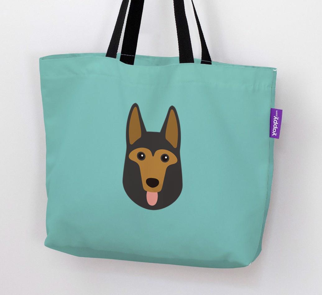 Dog Icon Canvas Bag