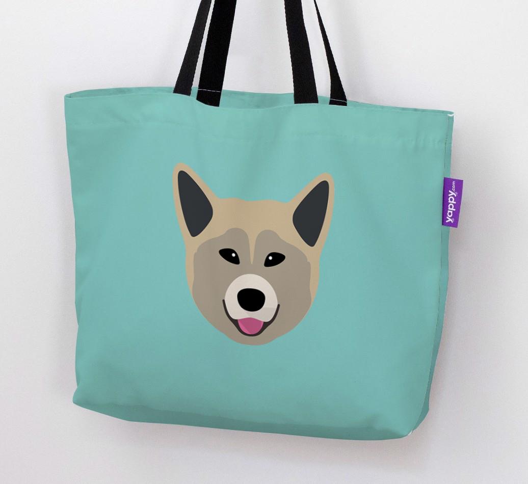 Dog Icon Canvas Bag