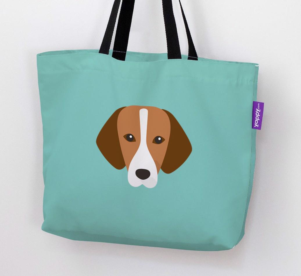 Dog Icon Canvas Bag