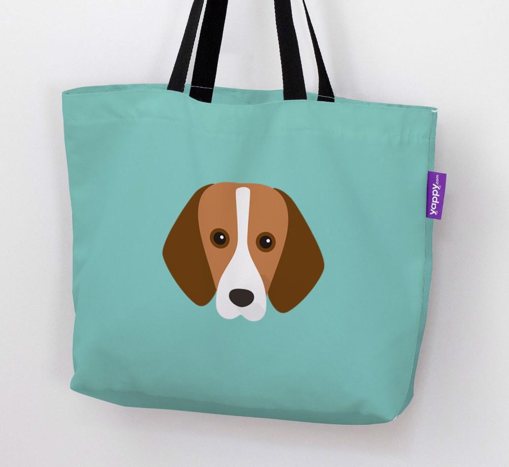 Dog Icon Canvas Bag
