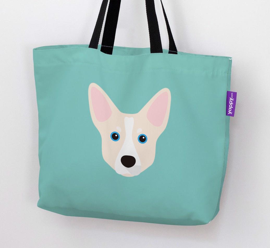 Dog Icon Canvas Bag