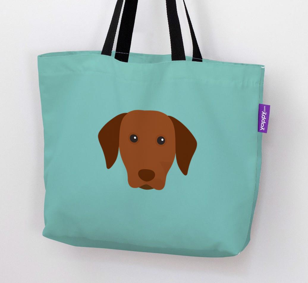 Dog Icon Canvas Bag