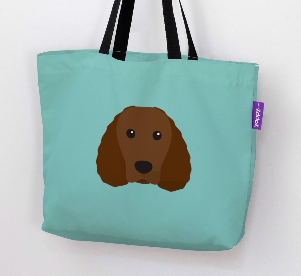 Dog Icon Canvas Bag