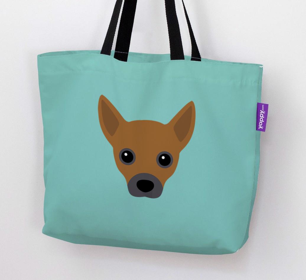Dog Icon Canvas Bag