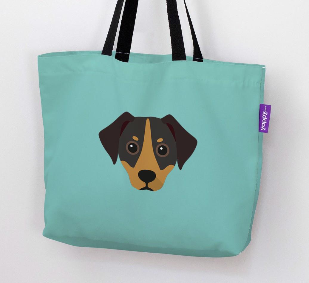 Dog Icon Canvas Bag